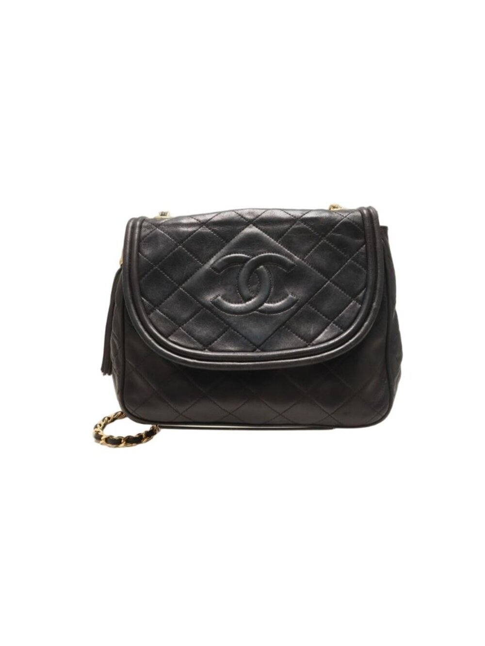 Chanel Quilted Lambskin Chain Shoulder